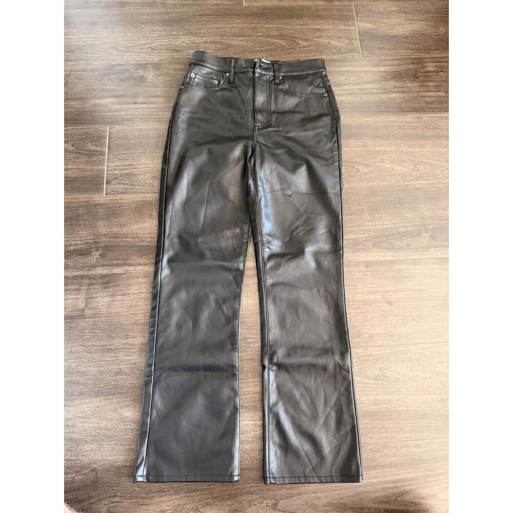 PISTOLA  Vegan Leather Jean Pant Black Womens size 26